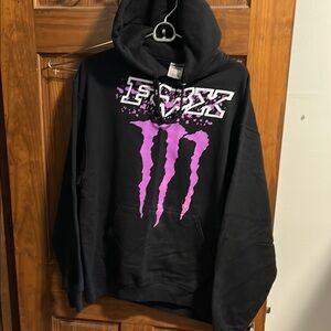 Black and Purple Graphic Hoodie